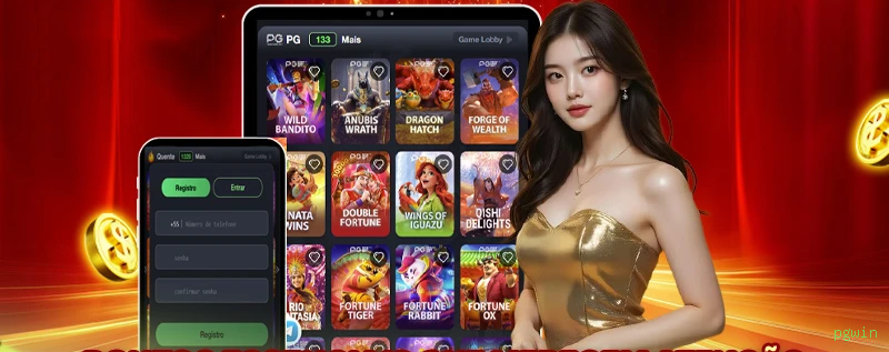 Comparação APP mobile vs versão web da pgwin